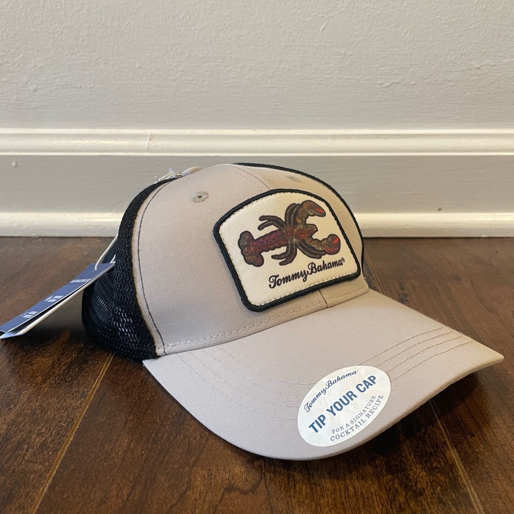 Tommy Bahama Black and Tan Trucker Hat